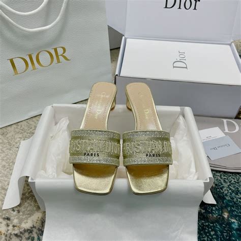 fake christian dior slippers|christian dior slippers for women.